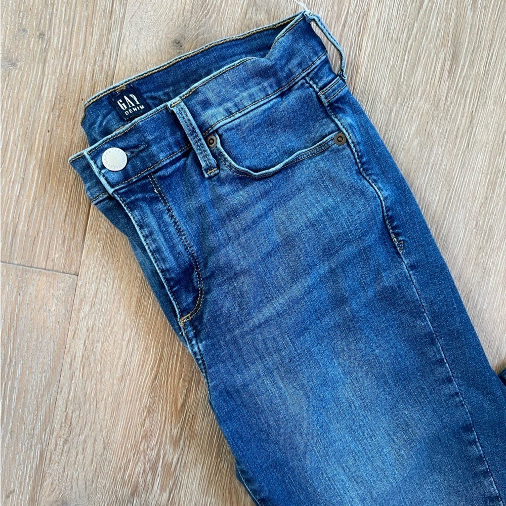 Gap Women True Skinny Denim Jeans Size 28 Regular Mid Rise - Picture 2 of 12